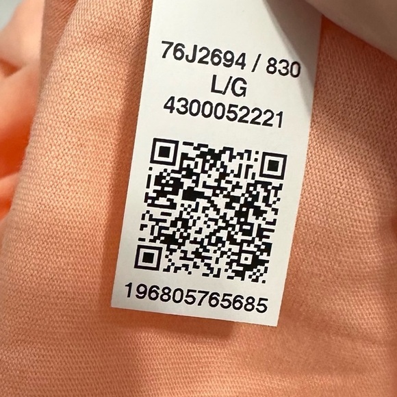 TOMMY HILFIGER Belted T In Playful Peach T Shirt Dress - Picture 12 of 13